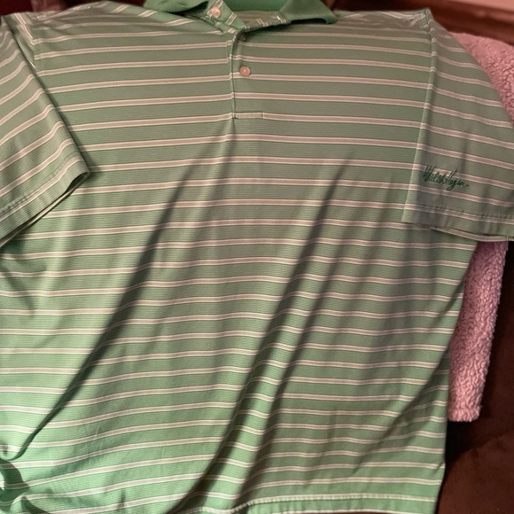 Walter Hagen Mint Green Striped Polo - Picture 6 of 6